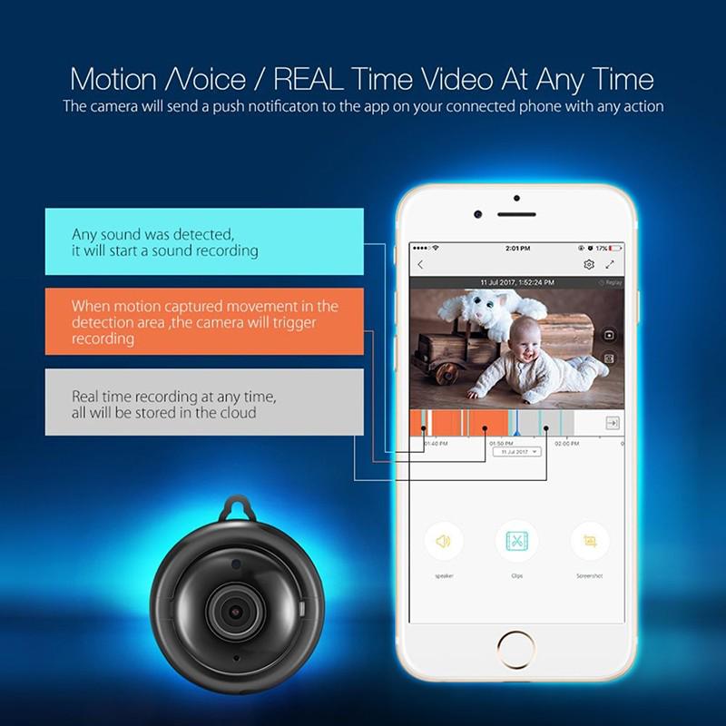 Buy Mini HD 1080P Wireless WIFI IP Camera Home Security CCTV Night ...