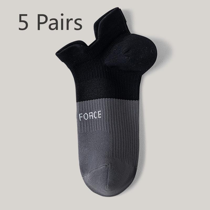 5 Pairs Pairs Women's Socks Summer Thin Sports Non-slip with Sweat Absorbent Anti-odor Summer Women's Boat Socks