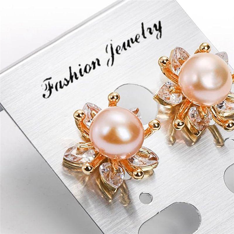 AEE4-500 Pack Hanging Earring Cards Earring Card Holder, Plain 1.2X1.5Inch Earring Display Holder With 6 Holes For Ear Studs Dur