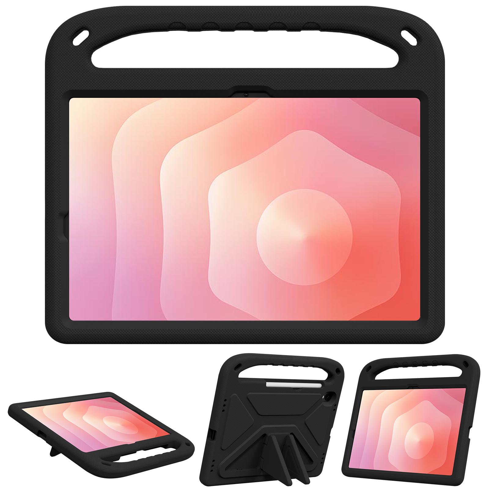 

Kids Eva Handle Kickstand Case for Samsung Galaxy Tab S11 11 Inch SM-X730 SM-X736 SM-X736B Case Shockproof Cartoon Holder Cover Tab S11 11-inch чёрный