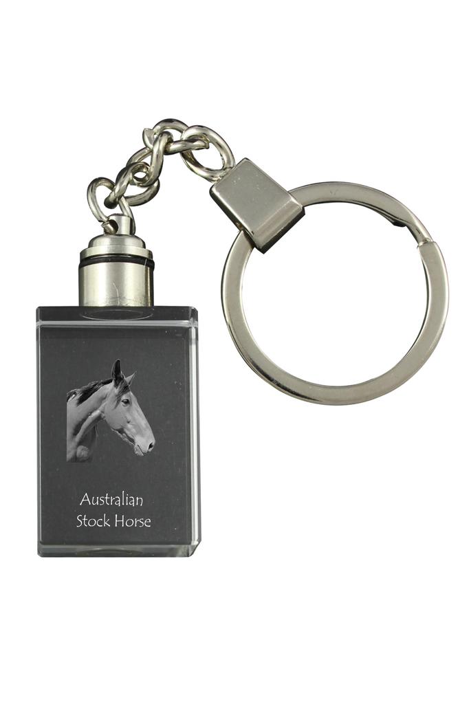 Australian Stock Horse – Crystal pendant with photo of a horse, illuminated pendant | Art-Dog