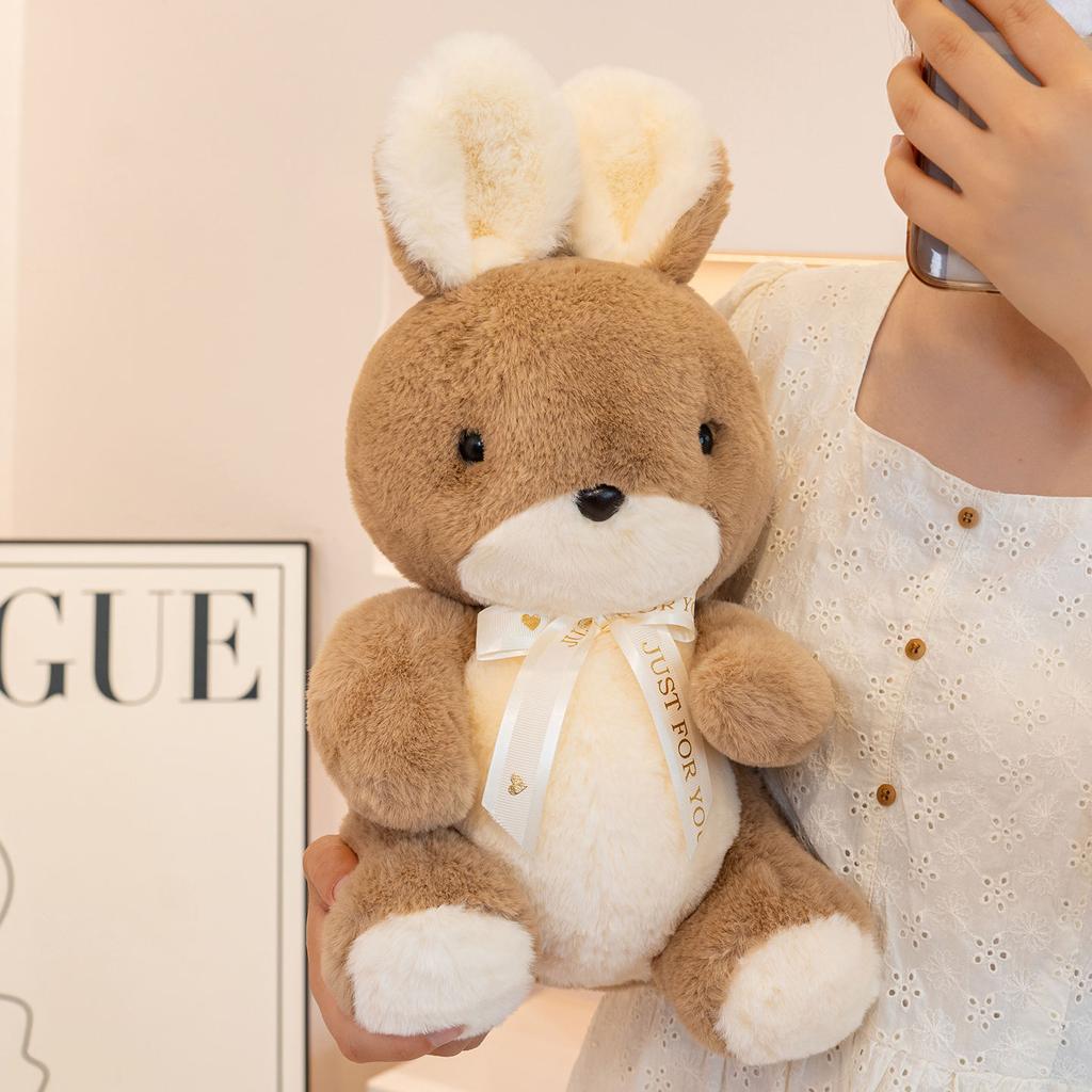 Cuddly Dog Bear Rabbit Plush Toy Soft Kawaii Puppy Bunny Doll Kids Toy Cartoon Animal Girls Children Birthday Christmas Gift