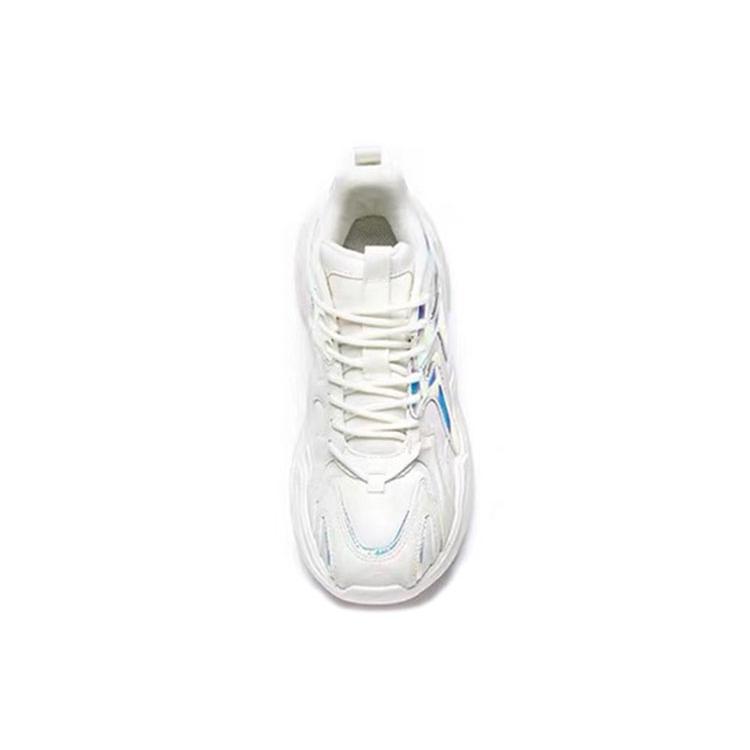 Anta All Over Victory Cushioning, Wear Resistant Low Top Chunky Sneakers Women's White Blue 122018882-1