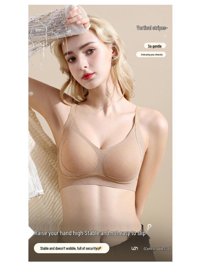 Seamless Comfortable Push-up Bra for Small Chest - Anti-Sag, No Wire, Thin Side Support