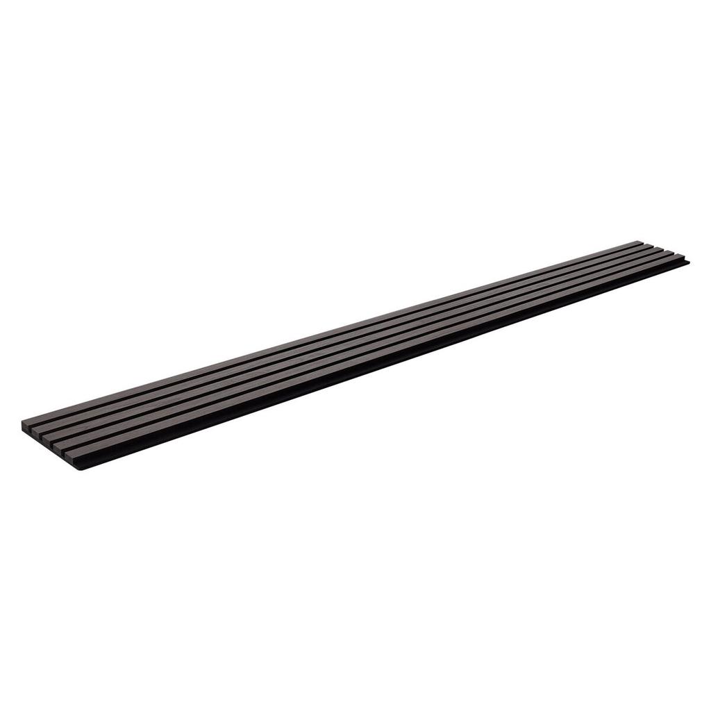 Wood Slat Acoustic Panels 7.9 X 94.5 Inch for Modern Wall Decor Black Oak