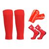 Anti-Rutsch-Fußballsocken Wadenmanschetten und Beinschoner Set Outdoor-Sport Laufen Dehnbare Socken Athletische Fußsocken