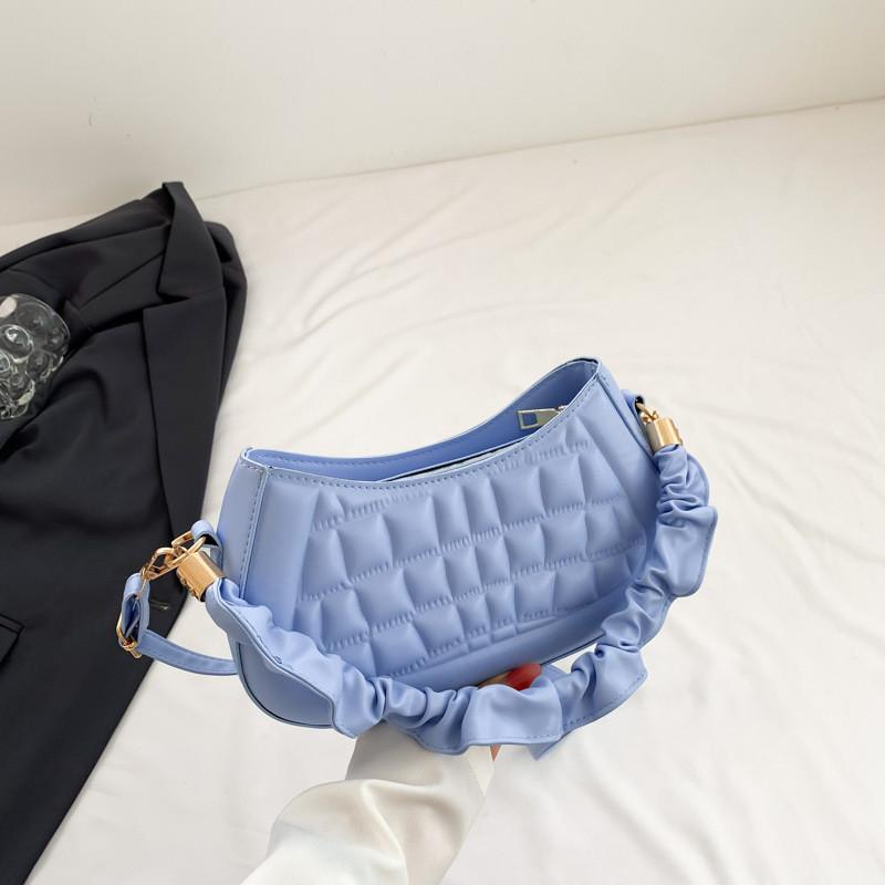Chic Trendy Baguette Bag 2023 Summer Fashionable Handbag For Women Simple Shoulder Bag