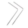 2 PCS   Rod   Wrench Tool 4mm Celsius 5mm   End for   Acoustic Guitar(Black 4mm)