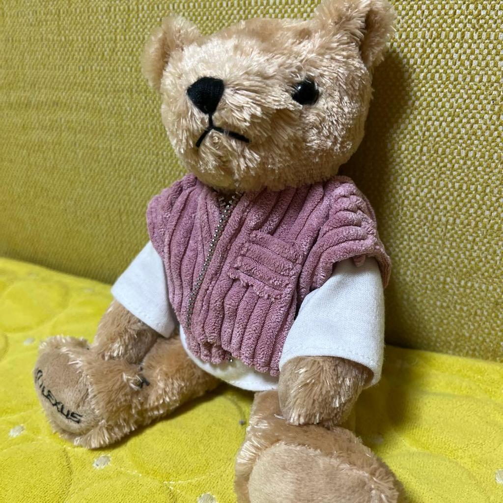 [USED] Not for Sale: Lexus Original Mini Teddy Bear (corduroy Outfit)