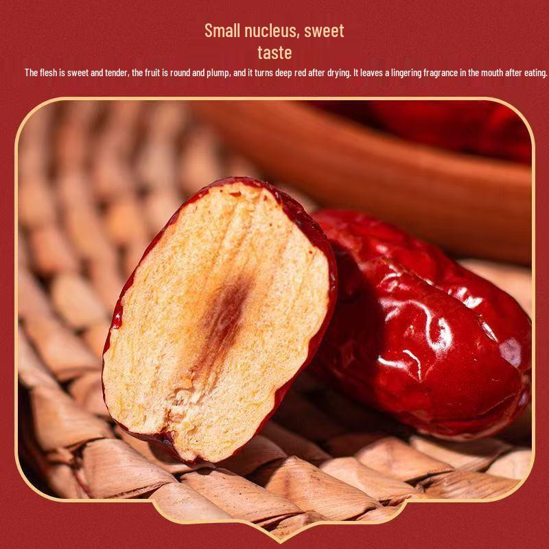 Premium Red Dates, Bagged in 250g/500g Varieties
