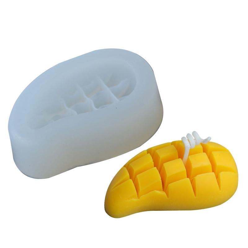 DIY Handmade Silicone Fondant Mold Exquisite Mango-Shape Chocolate Sugar Craft Paste Mold Candle Resin Craft Tools Gift