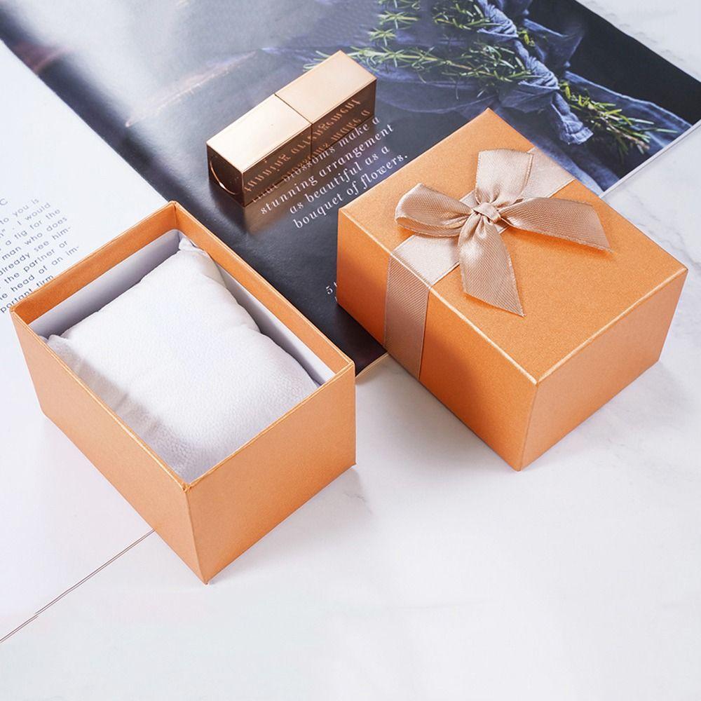 Box Anti-dust Bracelets Box For Men Bow Watch Case Watch Storage Box Bowkont Watch Display Holder