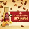 Dabur Almond Hair Oil Pack Of 2 | 500ml Each | With Vitamin E, Keratin & Soya Protein | Non Sticky Formula For Smooth, Soft