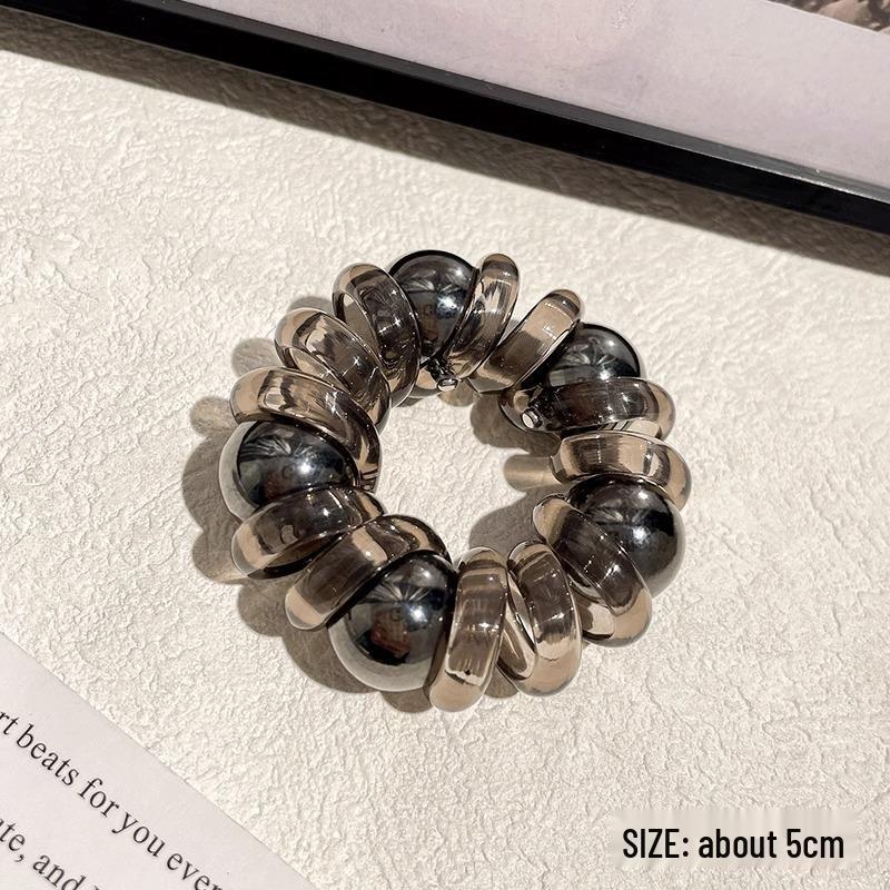 Modische bunte Haargummis - Hochelastische und strapazierfähige Bänder für Damen-Pferdeschwänze