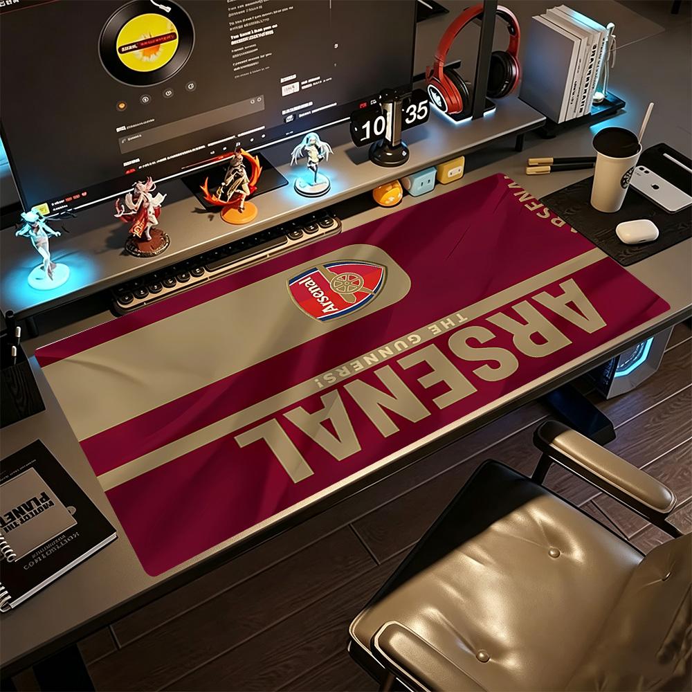 Arsenal Large Mouse Pad Gamer Mousepad Office Mouse Mats Non-Slip Rubber Base Computer Decor Item Office Use