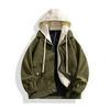 2023 Autumn/Winter Men's Hooded Baseball Jacket: Fake Two-Piece, Casual, Loose, Versatile, Couple's Outerwear