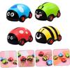 Ladybug Shaped Vehicle for Cognitive Pull Back Car Non Battery Powered Fun for Parent Interaction for Play and Decor