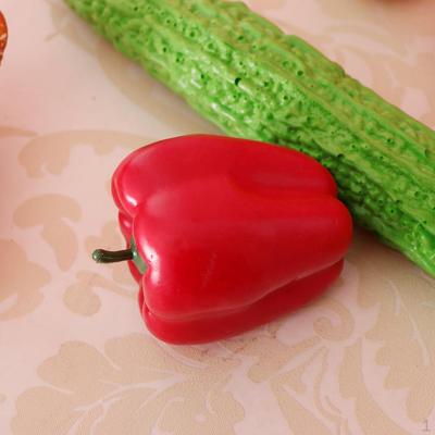 Artificial Plastic Vegetables Decorative Food - Red