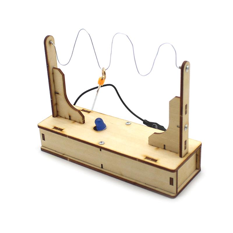 1 Set Physikalische Wissenschaftliche Experimente Stromkreis-Bausatz Kinder Drahtabstand DIY Wissenschaftsspielzeug Kinder Pädagogisches Handbuch Spielzeug