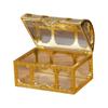 Silver/Golden Candy Boxes Clear Jar Gift Storage Jars Containers Perfect for Party Birthday Weddings Gift Treasure Box