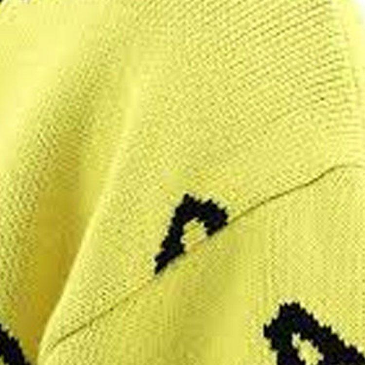 Balenciaga Allover Logo Knit Oversized Crewneck 657401T32007440
