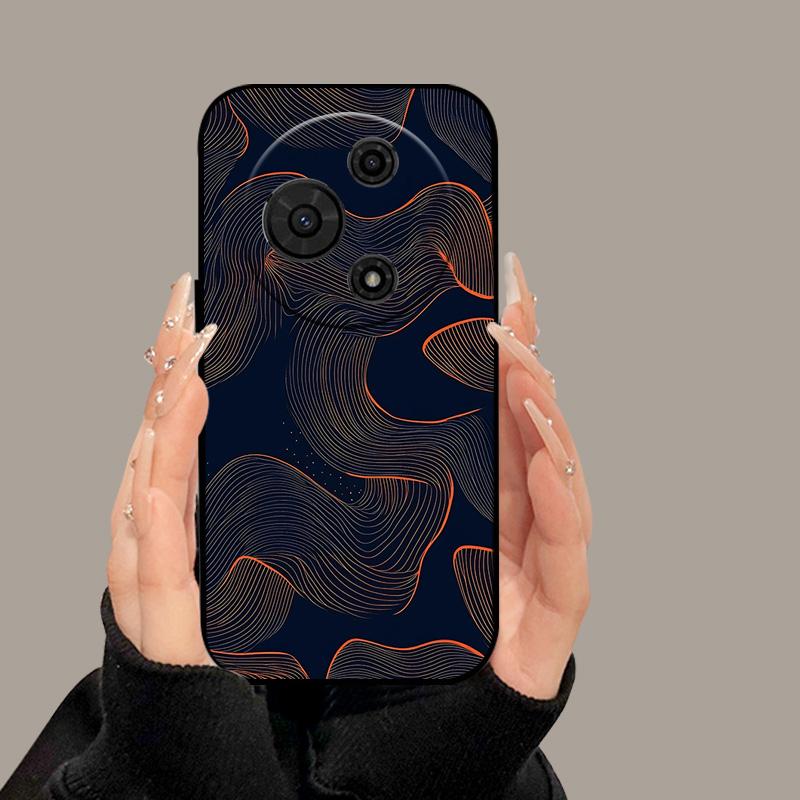 For TCL 605 T517D Case Cute Cartoon Painted Soft Silicone Cover for TCL 60 SE TCL605 60SE Luxury Shockproof Bumper Fundas Cases