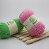 Flower Rhyme Dyeing Thread 6-Strand Color Milk Cotton Wool Thick Wool Medium Thick Rod Needle Diy Hand-Woven Wool Ball