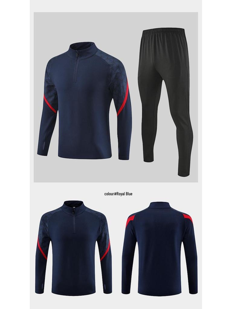 Men's Quick-Dry Sports Suit: Long Sleeve Set for Running, Cycling, Football & Training