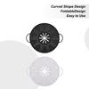10 Inch Silicone Splatter Guard Frying Pan Silicone Cover Foldable Heat-Resistant Trivet Mat For Skillet Bacon Pot Cooking Stove