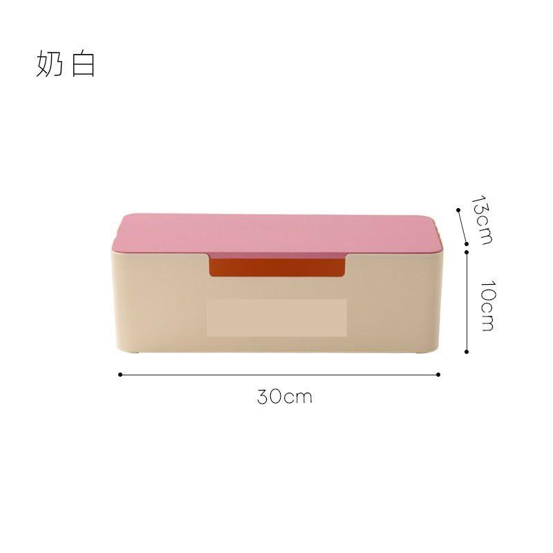 

1pcs Desktop power strip storage box, data cable and wire sorting box