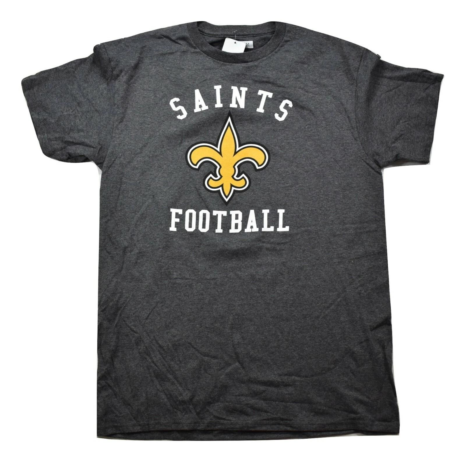 NFL Team Apparel Mens New Orleans Saints Football Shirt NWT Medium S