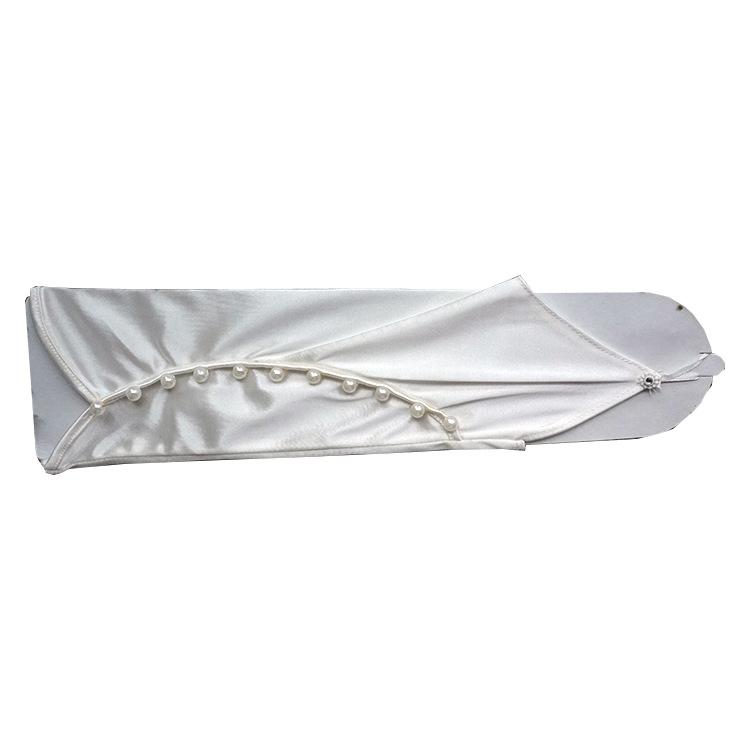 Medium And Long Finger Gloves, Pearl Etiquette Wedding Gloves, Satin Elastic Satin Gloves