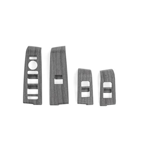 

For Kia EV4 2026 2026 4pcs Front Window Button Cover Car Door Armrest ABS Decal Panel Window Button Trim Accessories LHD