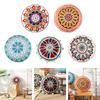 Round Floor Outdoor Cushion Cover 45cm Mandala Meditation Pillows Case Indian Tapestry