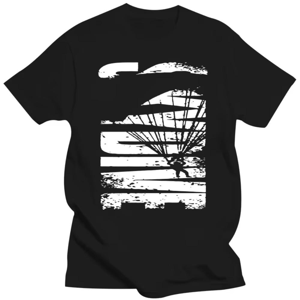 

Новинка Потрясающий Парашютный спорт Парашютный спорт Винтажные Футболки Уличная одежда С коротким рукавом Подарки на день рождения Летний стиль Футболка Мужская одежда XXXXXL чёрный