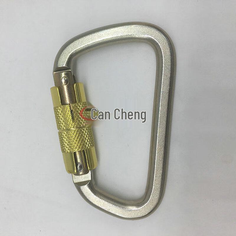 TANERDD Карабин D-образной формы с предохранителем 30KN