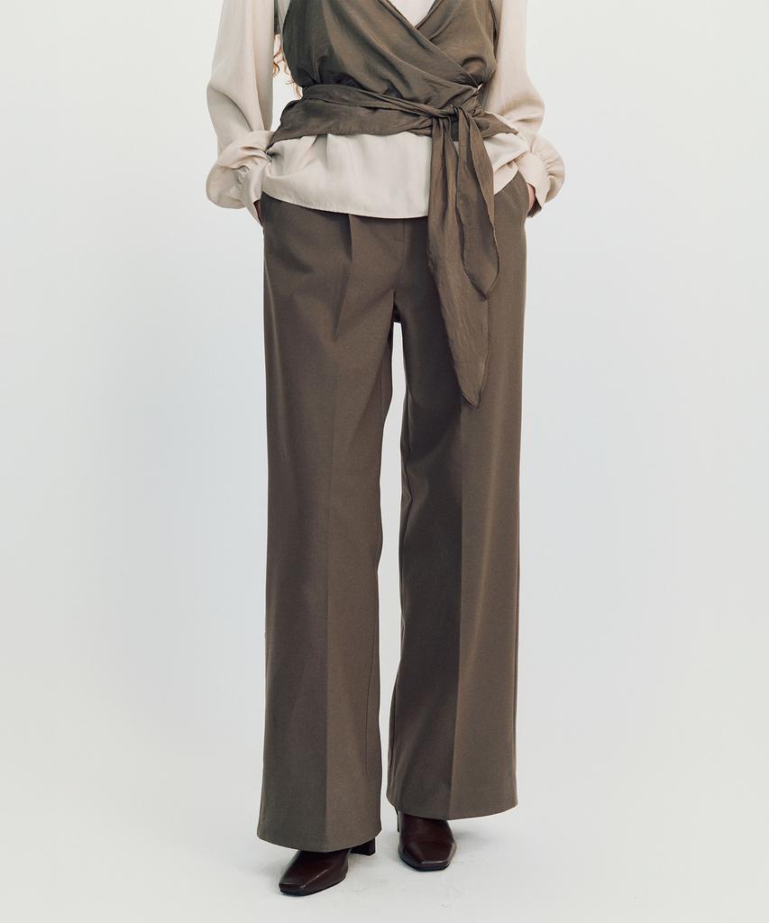 Meibeoyu Pit Wool Slacks _ Brown