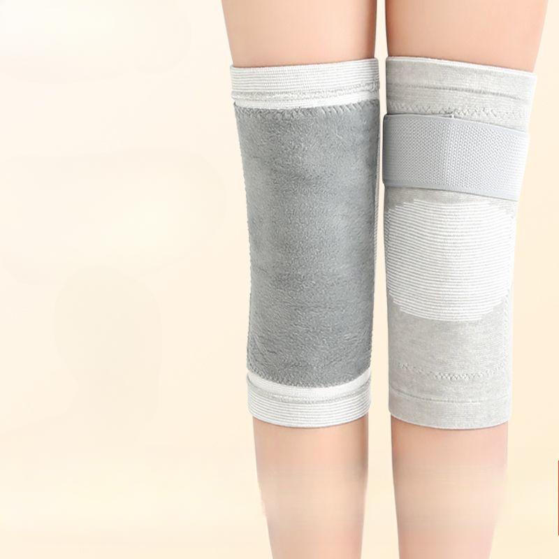 Unisex Fleecegefütterte Verdickte Verlängerte Knie- und Beinstulpen Winter Kälteschutz für ältere Menschen Kniegelenk