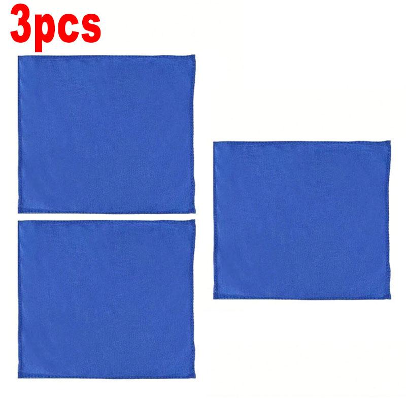 201PCS Microfiber Towels Car Wash Drying Cloth Blue Car Care Detailing Cleaning Polishing Duster Home Kitchen Washing Rags