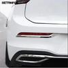 For Volkswagen VW Golf 8 MK8 Pro R -2024 2025 Chrome Rear Fog Light Lamp Cover Trim Foglight Bezel Protector Car Accessories