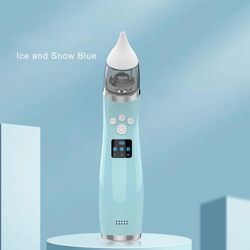 HOMEFISH Electric Nasal Absorber Silent Baby Obstruction Rhinitis Cleaner Nasal Aspirator 3-gear Suction Enriching Accessories