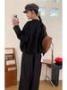European Suede Women's Casual Jacket – 2025 Spring/Autumn, Loose Slimming Fit, Petite, Stylish, Short Design
