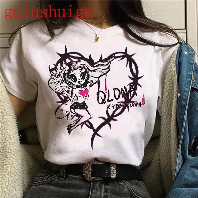 Unisex Y2k 90s Unisexana Sera Bonito Bichota Karol G T Shirt Women Short Sleeve Woman Graphic T Shirts O Neck Tee Trendy Clothing