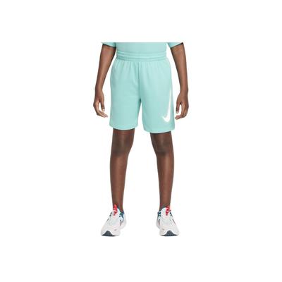 Multi Dri-FIT Comfortable Sweat-Absorbing Breathable Shorts Kids Shorts Green-Frost White DX5361-300