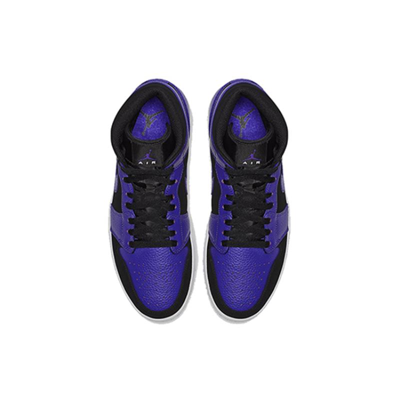 Jordan 1 Mid Black Dark Concord Jordan 554724-051