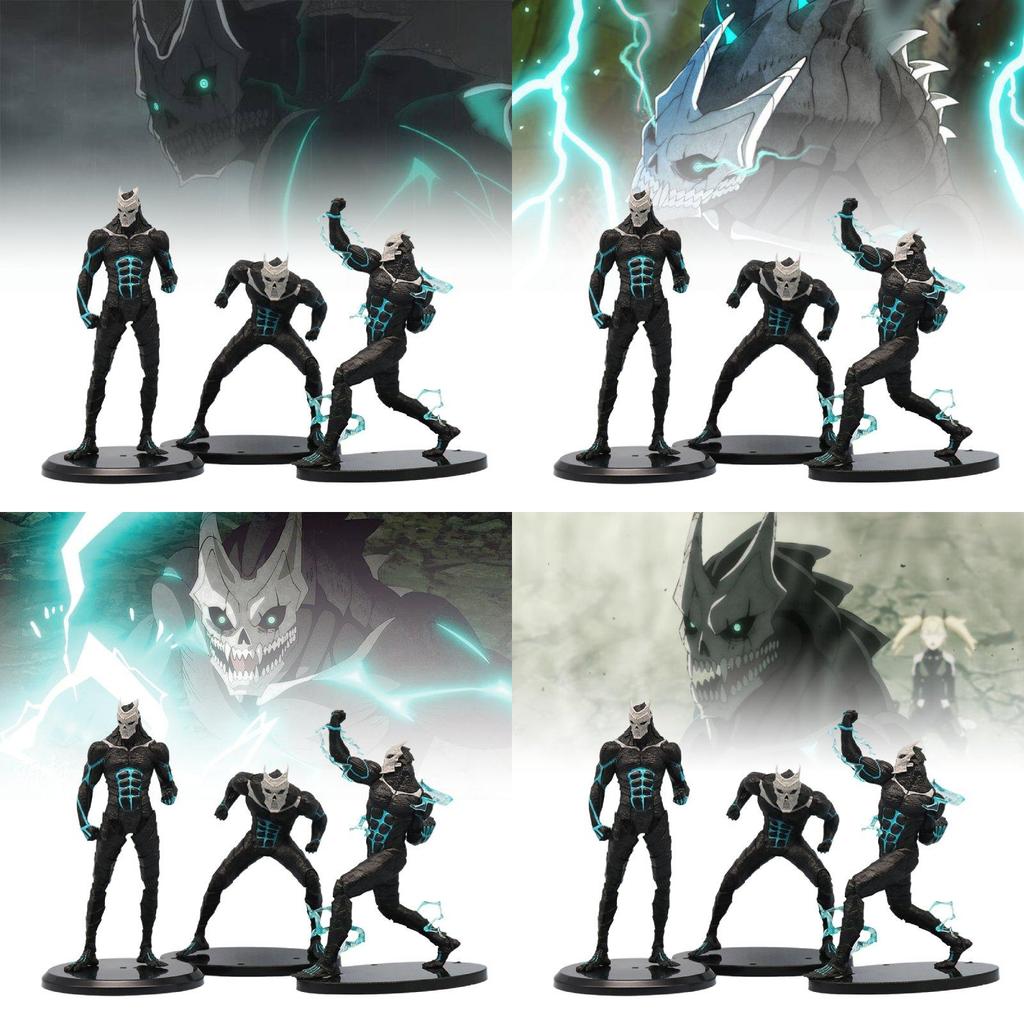 Stunning Monster 8 Collectible Figure Striking Kaifuka Character In Dynamic Poses Pvc Model