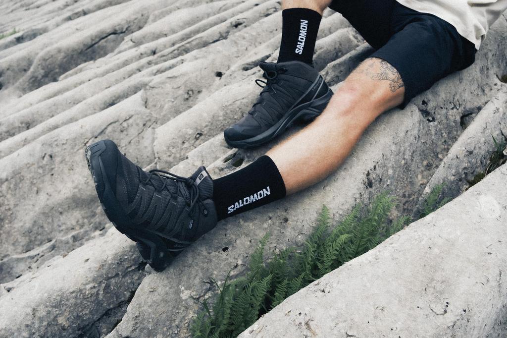 [Salomon] Herren Wanderschuhe & Trekkingschuhe X-ADVENTURE RECON MID WP – L47809100, Größe 27 cm, Asphalt/Phantom/Castlerock