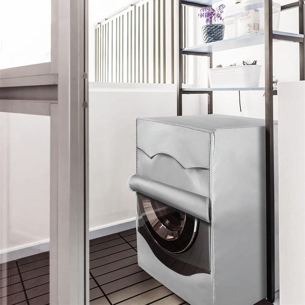 With Roll Edge Washer Dryer Cover Universal Dust Proof Cover For Front Loading Machine