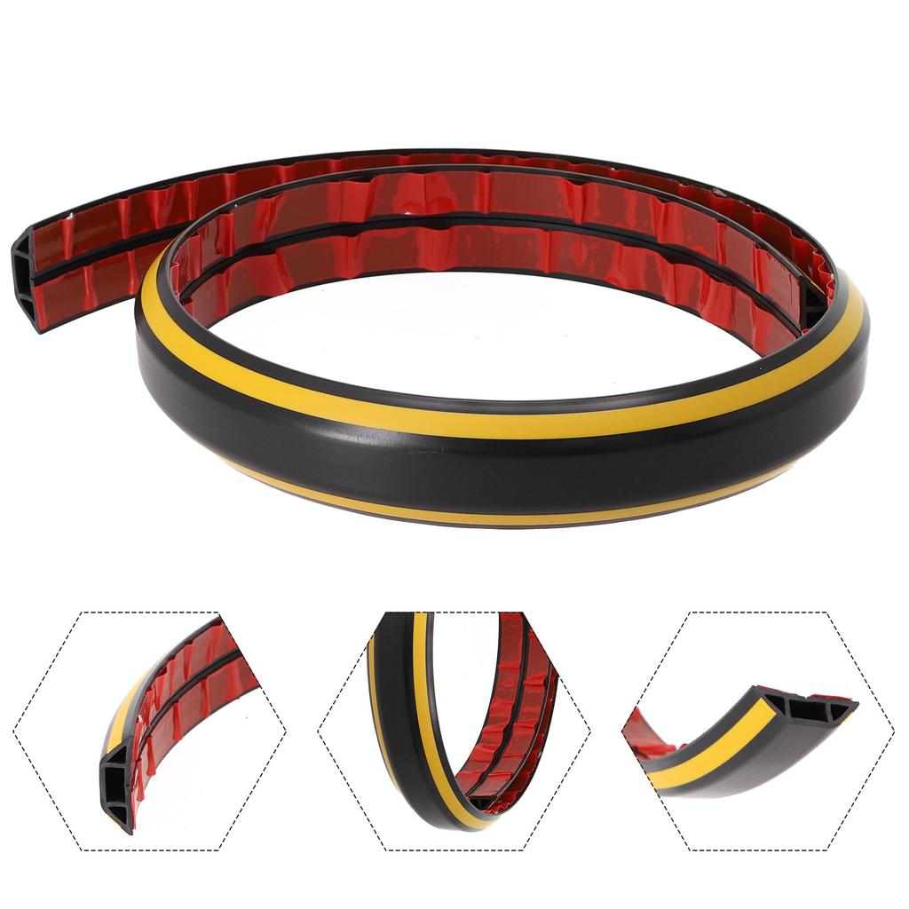 1m Condoms Floor Cable Protection Cover Yellow And Black D50 (50mm)