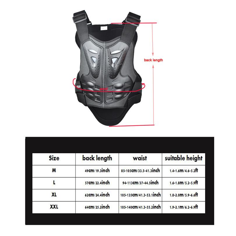 Kurtka motocyklowa męska bez rękawów kamizelka pancerna Outdoor Motorcross ochronna skrzynia sportowa akcesoria ochronne